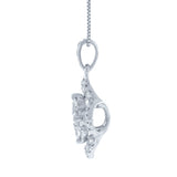 0.55ct 14k White Gold Diamond Pendant