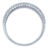 0.65ct 14k White Gold Diamond Lady's Pave Band