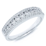 0.65ct 14k White Gold Diamond Lady's Band