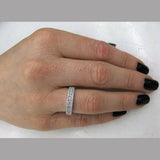 0.65ct 14k White Gold Diamond Lady's Band