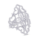 0.95ct 14k White Gold Diamond Lady's Ring