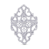 0.95ct 14k White Gold Diamond Lady's Ring