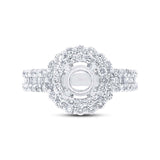 1.00ct 18k White Gold Diamond Semi-Mount Ring