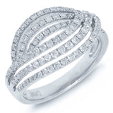 0.73ct 14k White Gold Diamond Lady's Ring