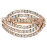 0.73ct 14k Rose Gold Diamond Lady's Ring