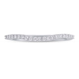 0.25ct 14k White Gold Diamond Lady's Shadow Band