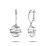 0.20ct 14k White Gold Diamond Earring