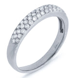 0.38ct 14k White Gold Diamond Lady's Pave Band