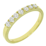 0.38ct 14k Yellow Gold Diamond Lady's Band