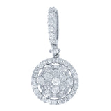 1.03ct 18k White Gold Diamond Pendant