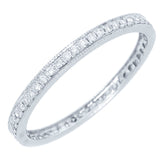 0.27ct 14k White Gold Diamond Eternity Band