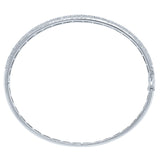 1.54ct 14k White Gold Diamond Pave Bangle