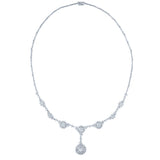 5.31ct 14k White Gold Diamond Necklace