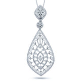 2.25ct 14k White Gold Diamond Pendant