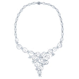 4.93ct 14k White Gold Diamond Necklace