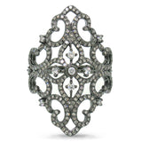0.95ct 14k Black Rhodium Gold Diamond Lady's Ring
