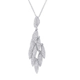 1.53ct 14k White Gold Diamond Pendant