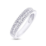 0.44ct 14k White Gold Diamond Lady's Band