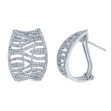 1.15ct 14k White Gold Diamond Earring