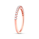 0.27ct 14k Rose Gold Diamond Lady's Band