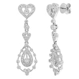 0.73ct 14k White Gold Diamond Earring