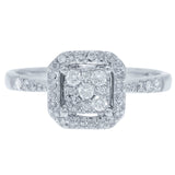 0.31ct 14k White Gold Diamond Lady's Ring