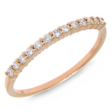 0.30ct 14k Rose Gold Diamond Lady's Band