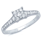 0.40ct 14k White Gold Diamond Lady's Ring