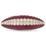 0.57ct Diamond & 1.72ct Ruby 14k Ruby Gold Ring