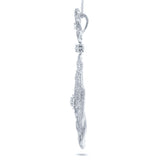 1.46ct 14k White Gold Diamond Lace Pendant