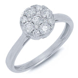 0.52ct 14k White Gold Diamond Lady's Ring