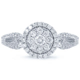 0.65ct 14k White Gold Diamond Lady's Ring