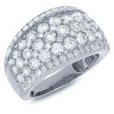 3.40ct 14k White Gold Diamond Lady's Ring