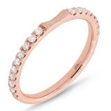 0.31ct 14k Rose Gold Diamond Lady's Band