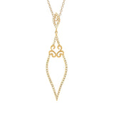 0.25ct 14k Yellow Gold Diamond Pendant