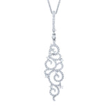 0.45ct 14k White Gold Diamond Pendant