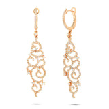 1.02ct 14k Yellow Gold Diamond Earring