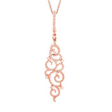 0.45ct 14k Rose Gold Diamond Pendant