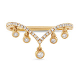 0.19ct 14k Yellow Gold Diamond Lady's Ring Size 7