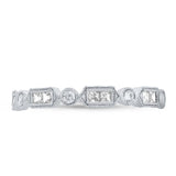 0.56ct 14k White Gold Diamond Lady's Ring