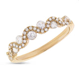 0.50ct 14k Yellow Gold Diamond Lady's Band