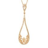 0.31ct 14k Yellow Gold Diamond Pendant