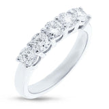 1.20ct 14k White Gold Diamond Lady's 5 Stone Ring