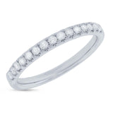 0.30ct 14k White Gold Diamond Lady's Band