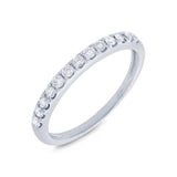 0.28ct 14k White Gold Diamond Lady's Band
