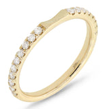 0.31ct 14k Yellow Gold Diamond Lady's Band