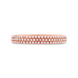 0.48ct 14k Rose Gold Diamond Lady's Pave Eternity Band