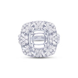 1.88ct 18k White Gold Diamond Semi-mount Ring