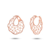 1.84ct 14k Rose Gold Diamond Earring