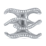 0.45ct 14k White Gold Diamond Lady's Ring Size 8